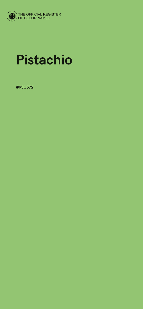 #93C572 - Pistachio color image