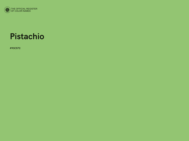 #93C572 - Pistachio color image