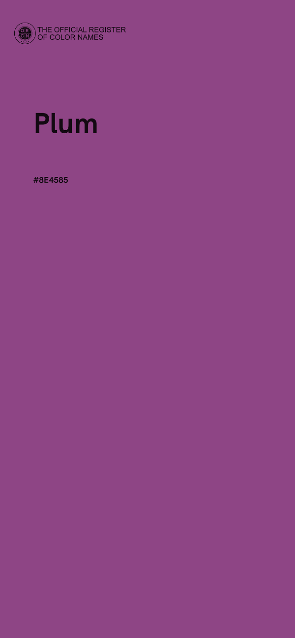 #8E4585 - Plum color image