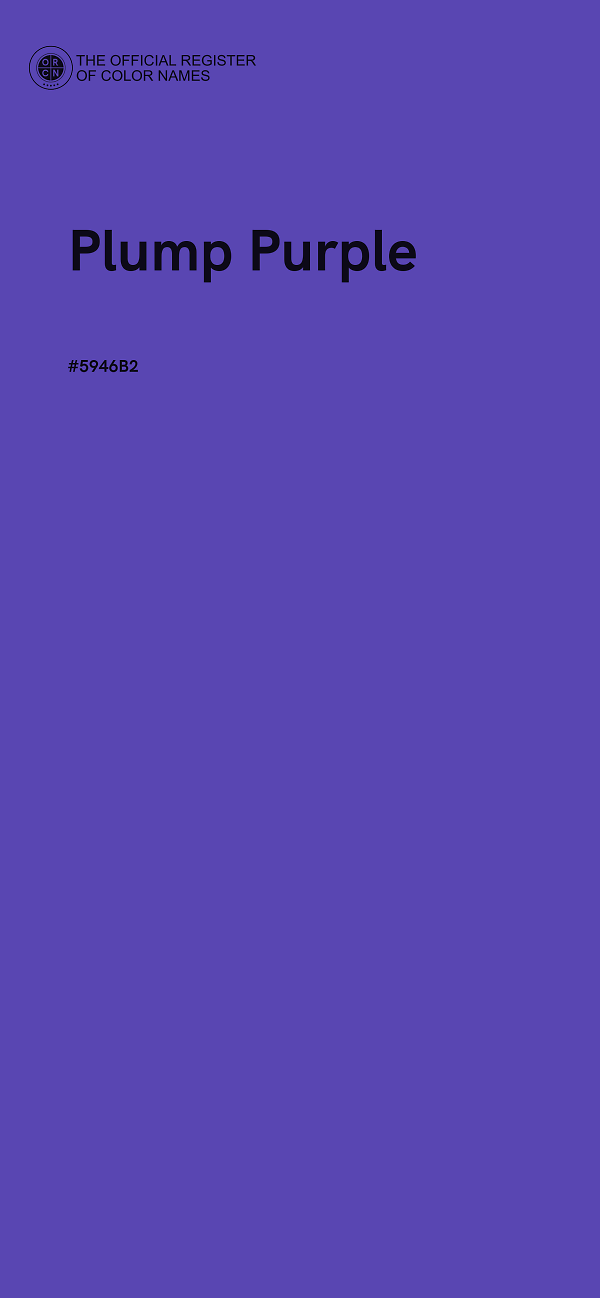 #5946B2 - Plump Purple color image