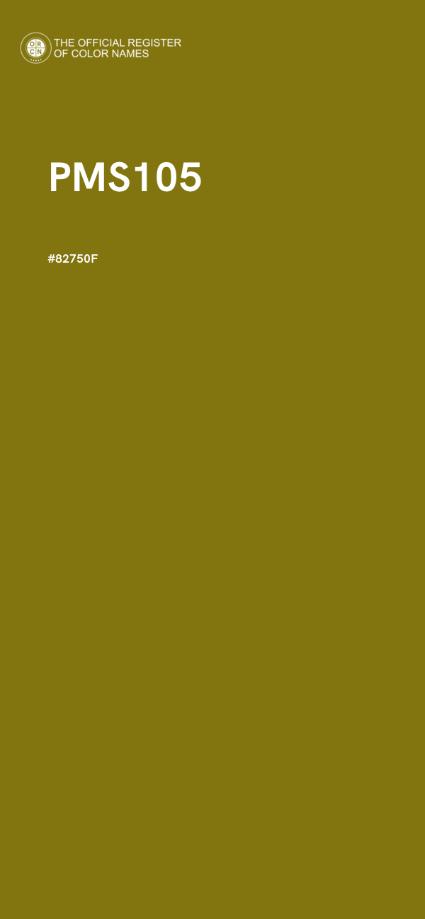 #82750F - PMS105 color image