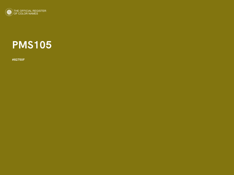 #82750F - PMS105 color image