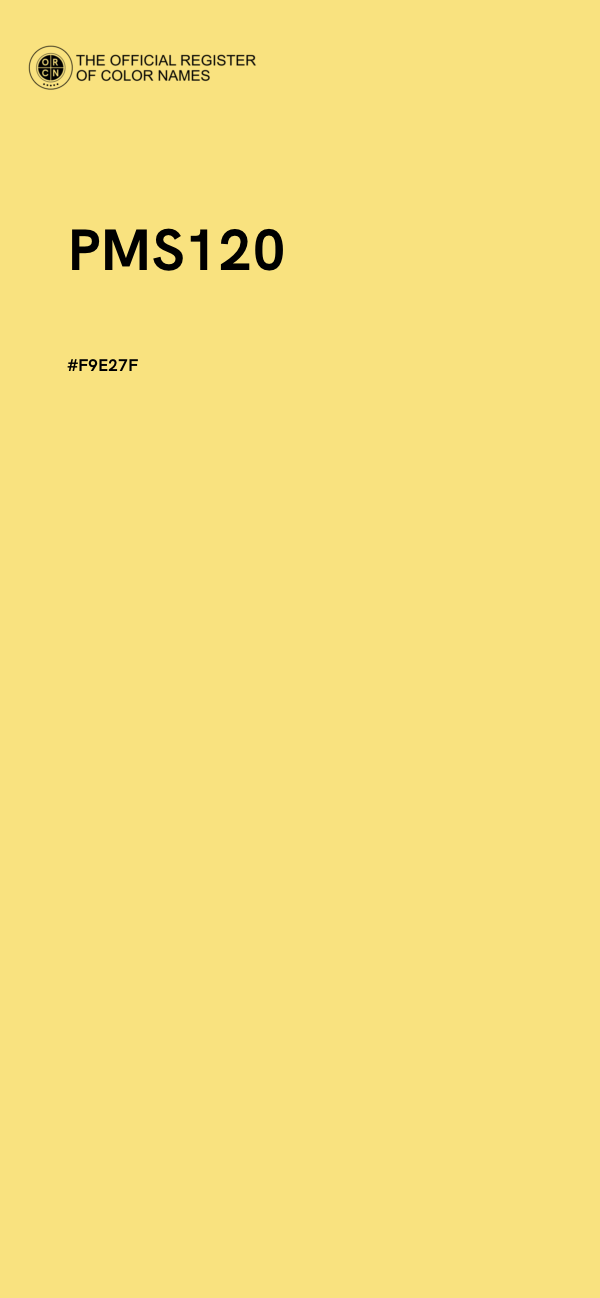 #F9E27F - PMS120 color image
