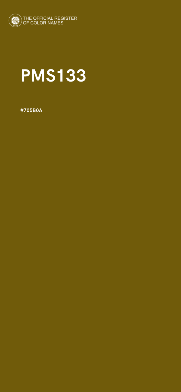 #705B0A - PMS133 color image