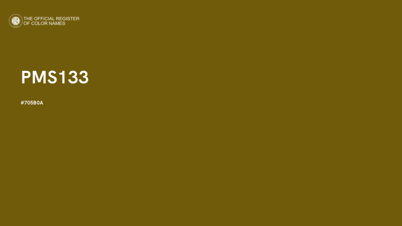 #705B0A - PMS133 color image