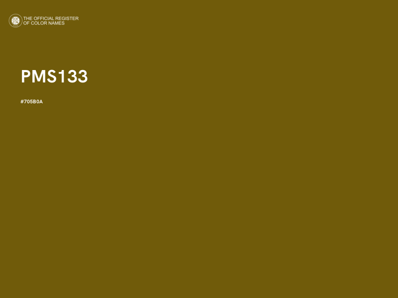 #705B0A - PMS133 color image