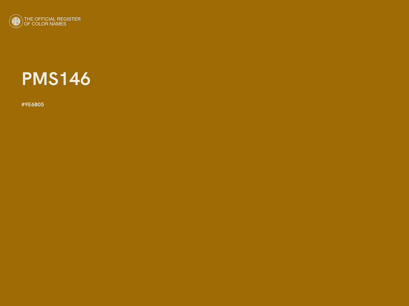 #9E6B05 - PMS146 color image