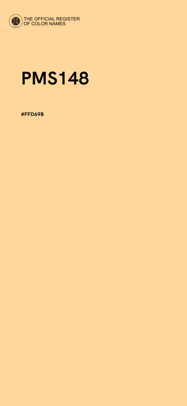 #FFD69B - PMS148 color image