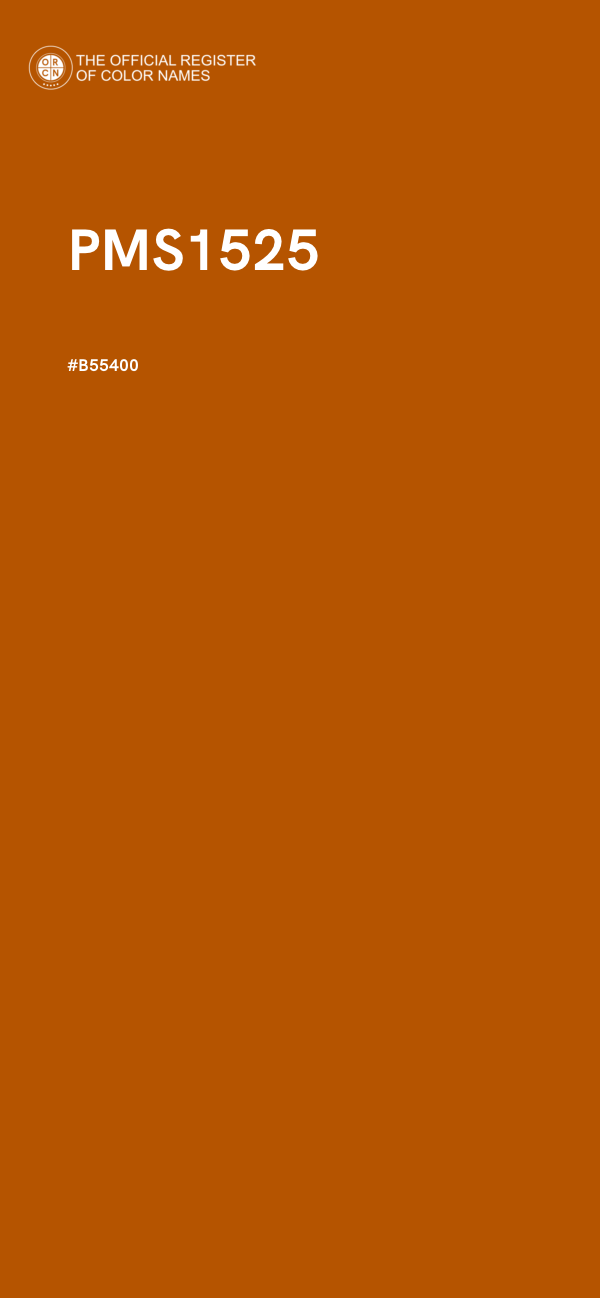 #B55400 - PMS1525 color image