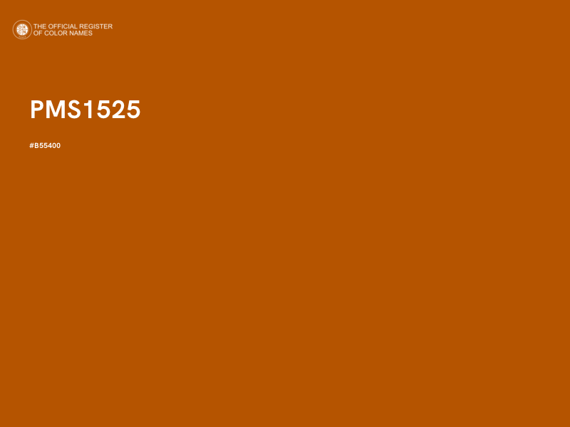#B55400 - PMS1525 color image