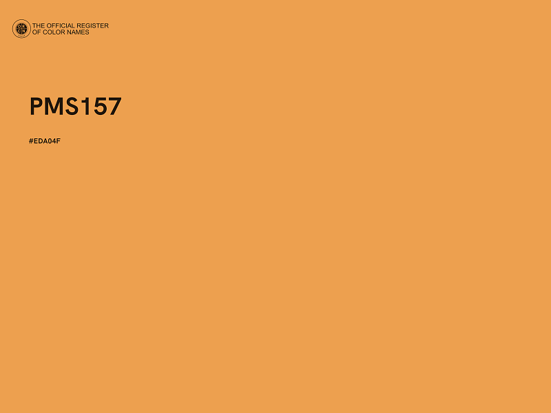 #EDA04F - PMS157 color image