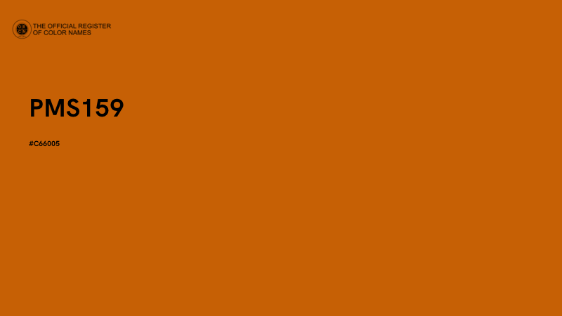 #C66005 - PMS159 color image