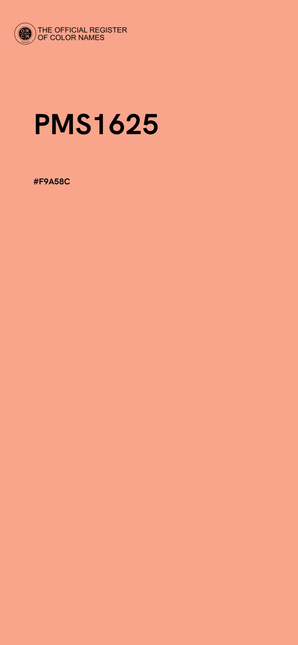 #F9A58C - PMS1625 color image
