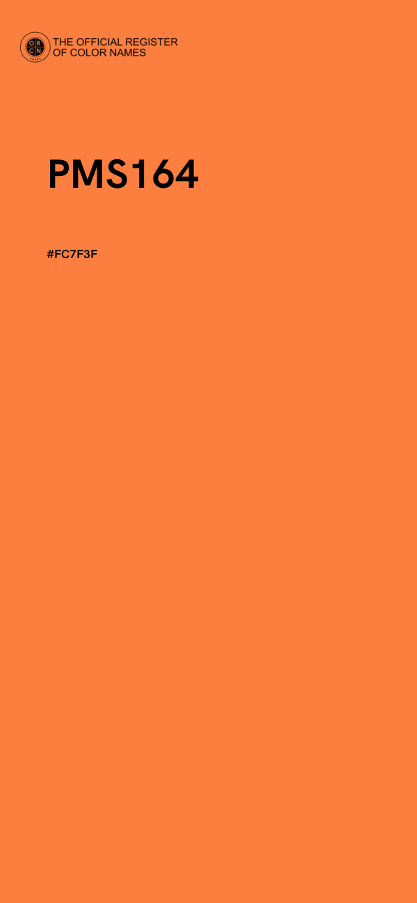 #FC7F3F - PMS164 color image