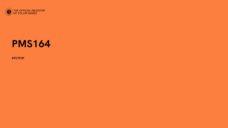 #FC7F3F - PMS164 color image