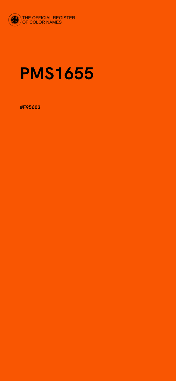 #F95602 - PMS1655 color image