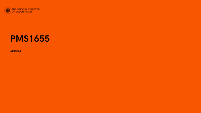 #F95602 - PMS1655 color image