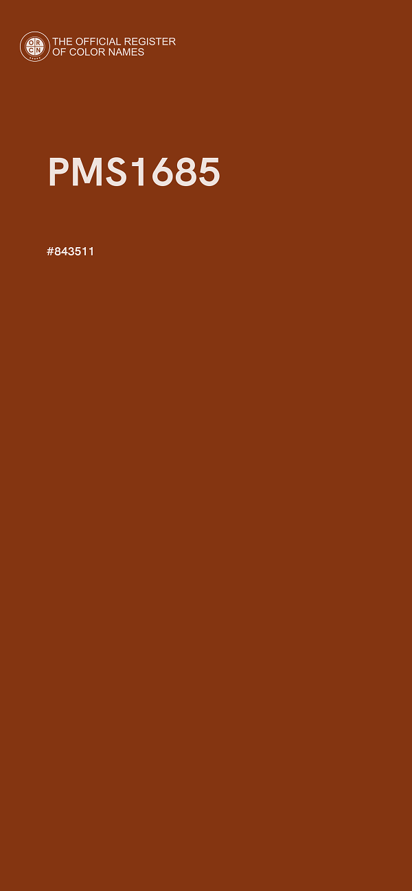 #843511 - PMS1685 color image