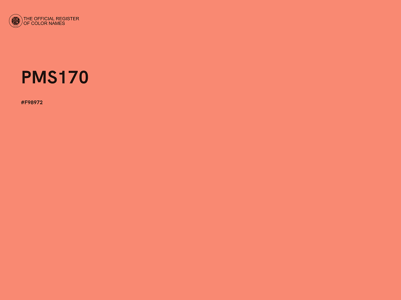 #F98972 - PMS170 color image