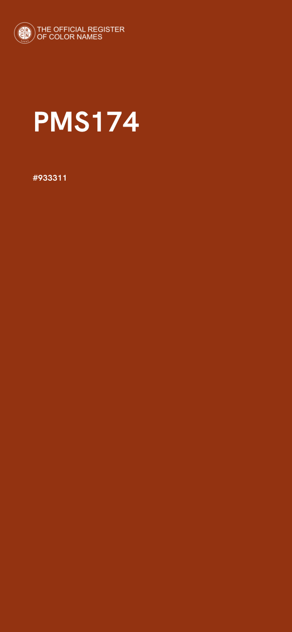 #933311 - PMS174 color image