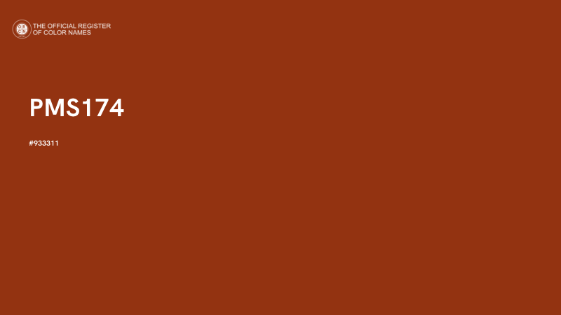 #933311 - PMS174 color image
