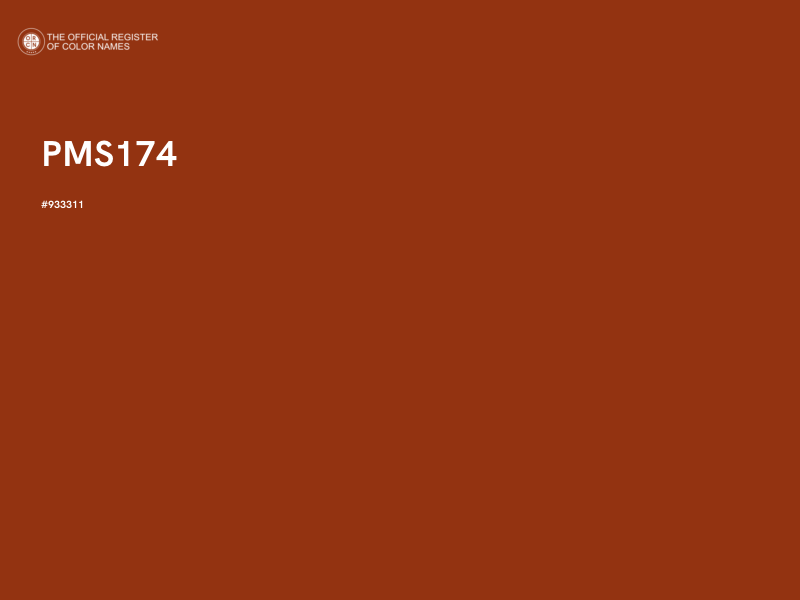 #933311 - PMS174 color image