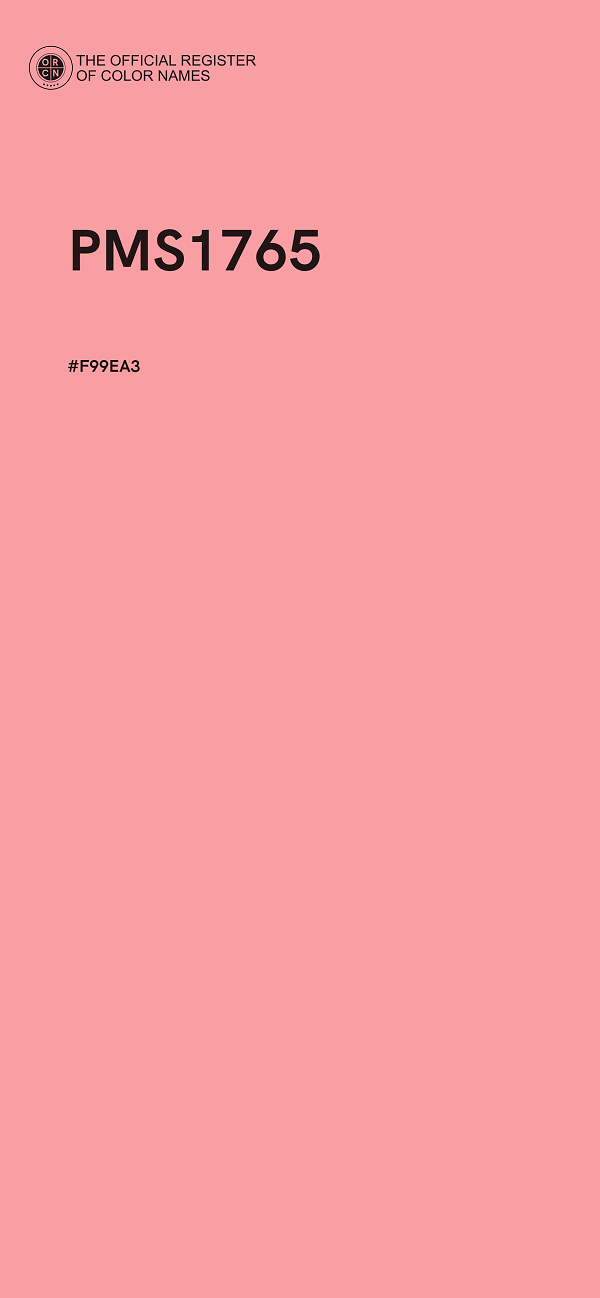 #F99EA3 - PMS1765 color image