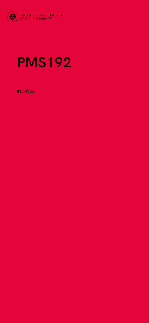 #E5053A - PMS192 color image
