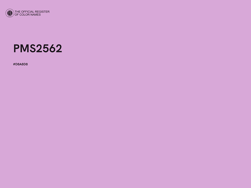 #D8A8D8 - PMS2562 color image