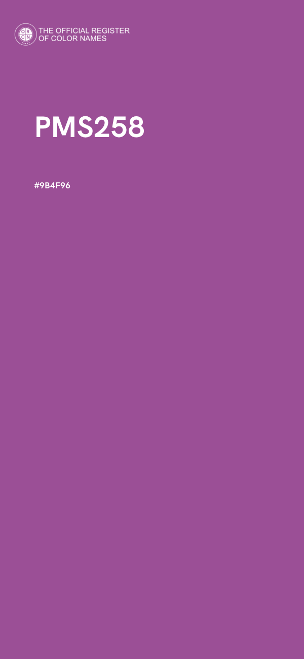 #9B4F96 - PMS258 color image