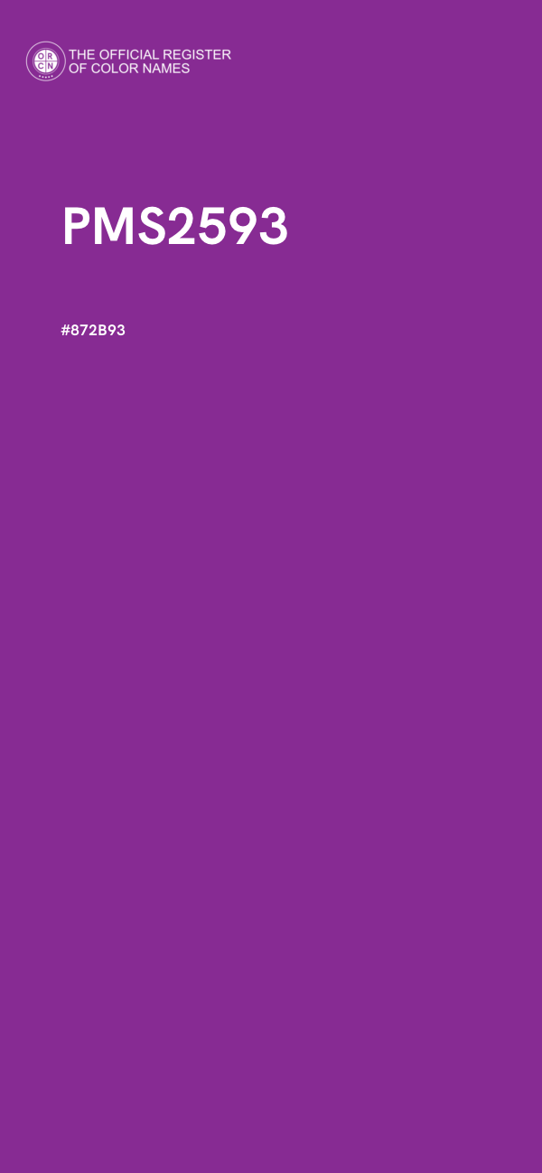 #872B93 - PMS2593 color image