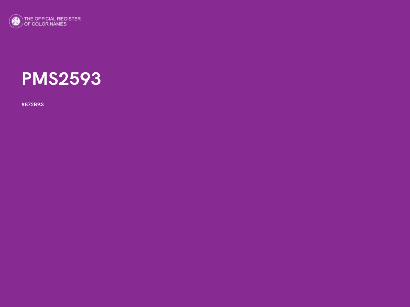 #872B93 - PMS2593 color image