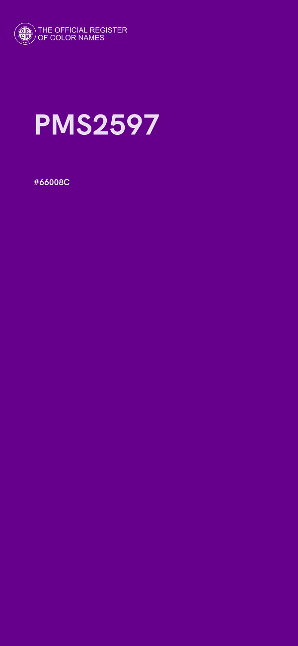 #66008C - PMS2597 color image