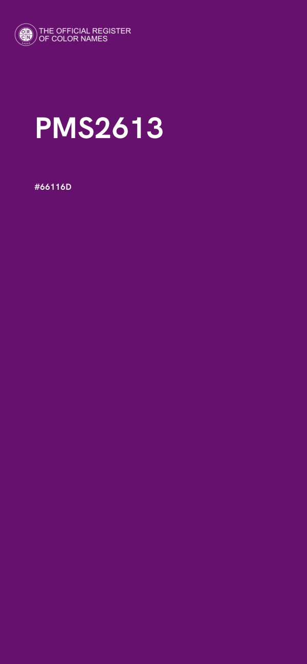 #66116D - PMS2613 color image