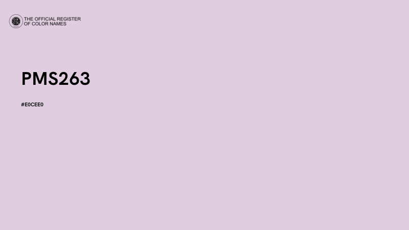 #E0CEE0 - PMS263 color image