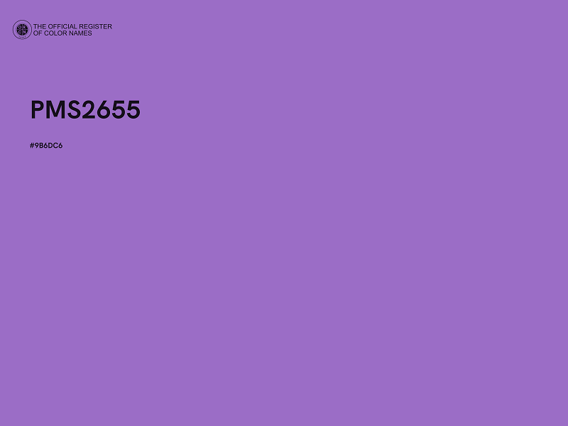 #9B6DC6 - PMS2655 color image