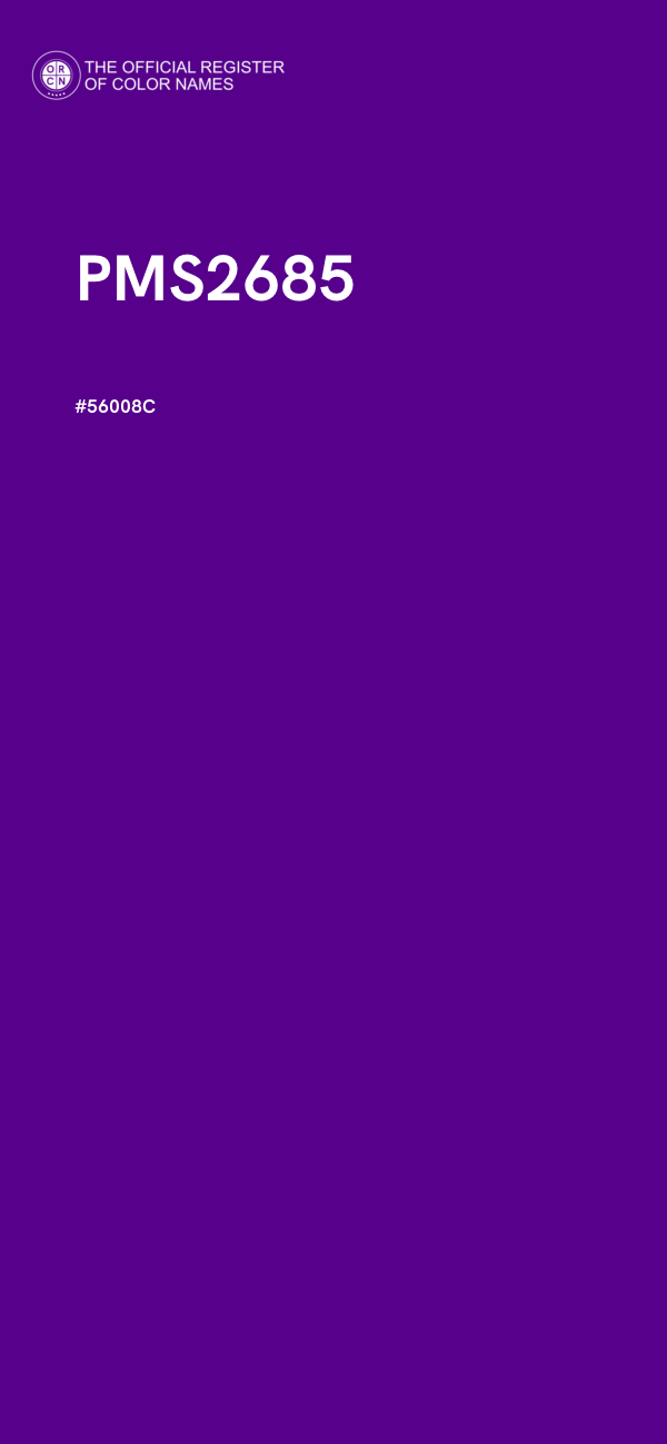 #56008C - PMS2685 color image