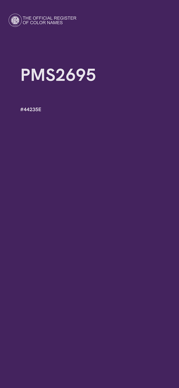 #44235E - PMS2695 color image