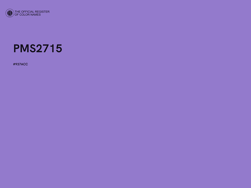 #937ACC - PMS2715 color image