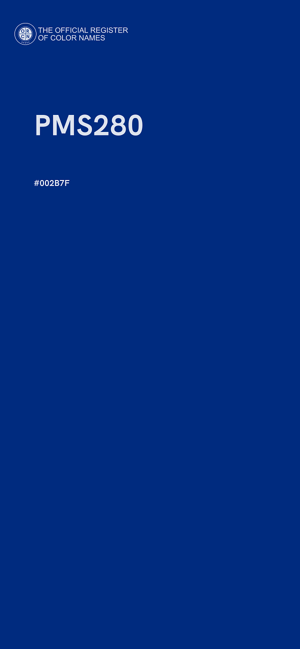 #002B7F - PMS280 color image