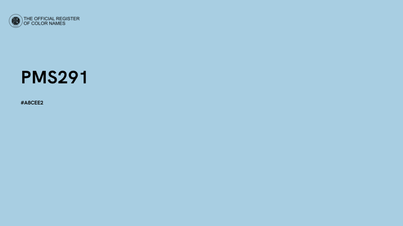 #A8CEE2 - PMS291 color image