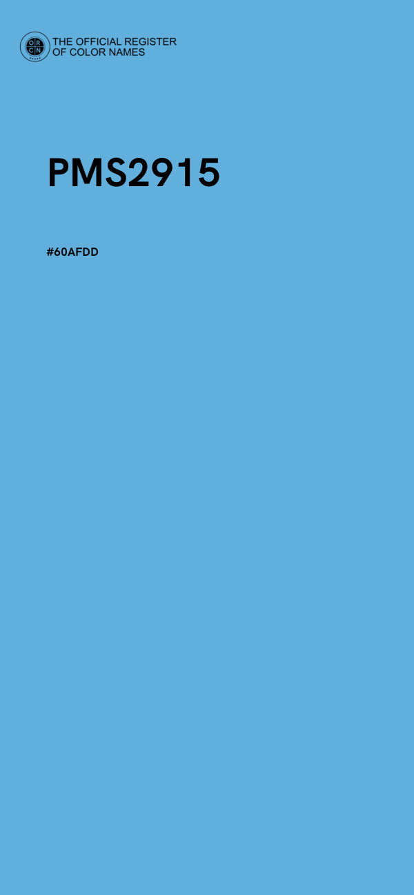 #60AFDD - PMS2915 color image