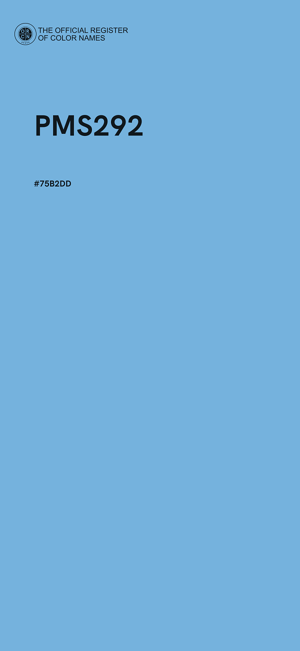 #75B2DD - PMS292 color image