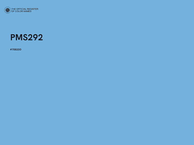 #75B2DD - PMS292 color image