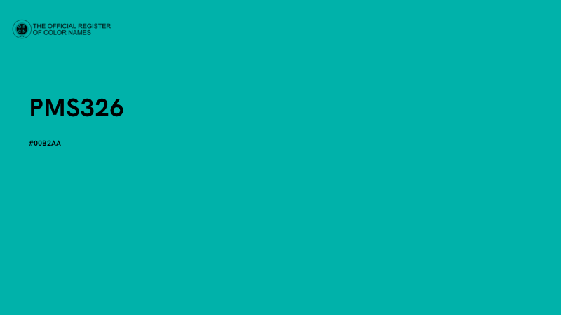 #00B2AA - PMS326 color image
