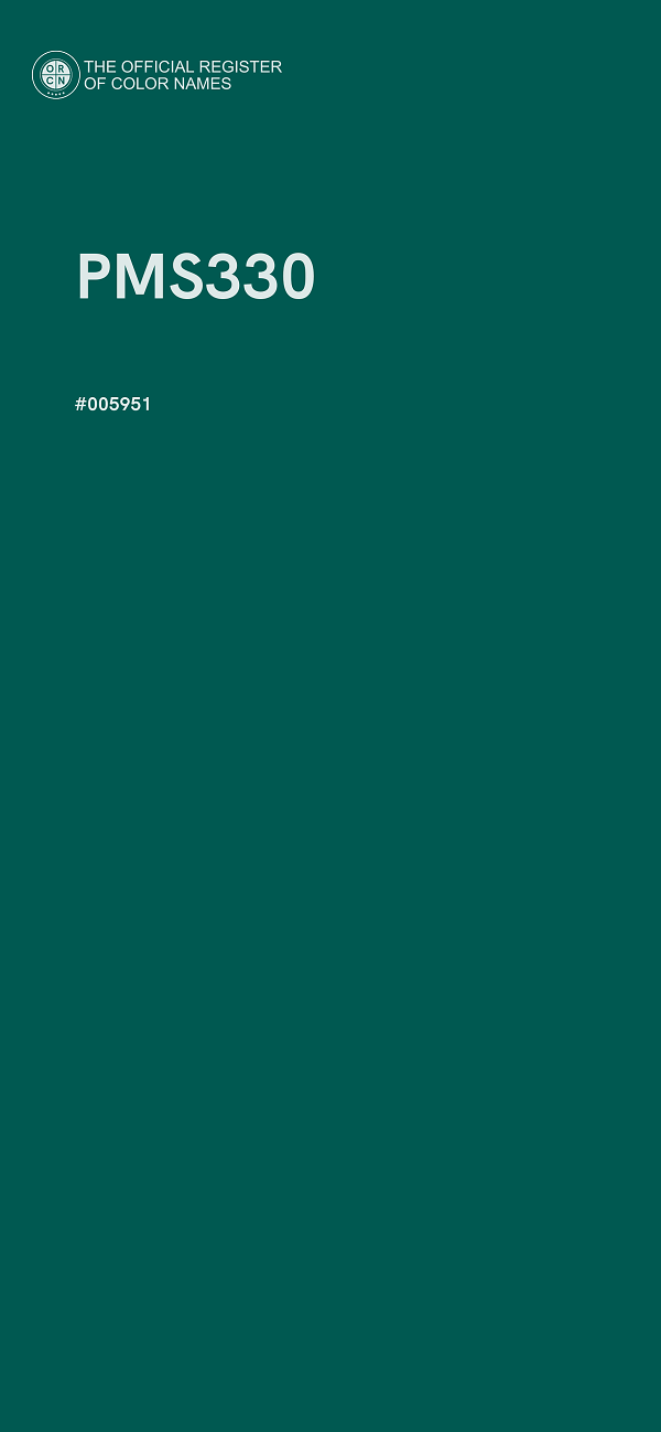 #005951 - PMS330 color image