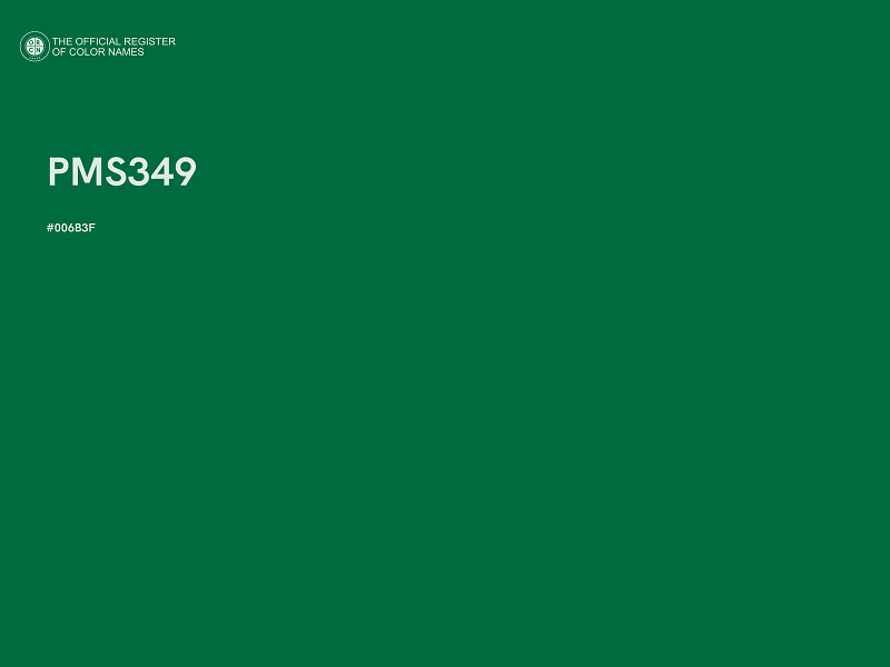 #006B3F - PMS349 color image