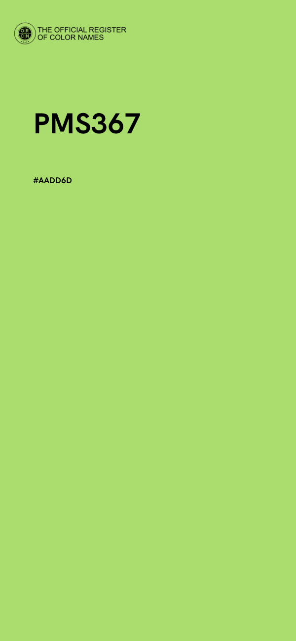 #AADD6D - PMS367 color image