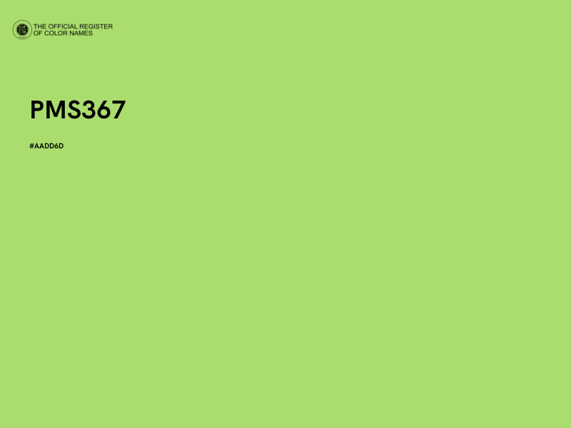 #AADD6D - PMS367 color image