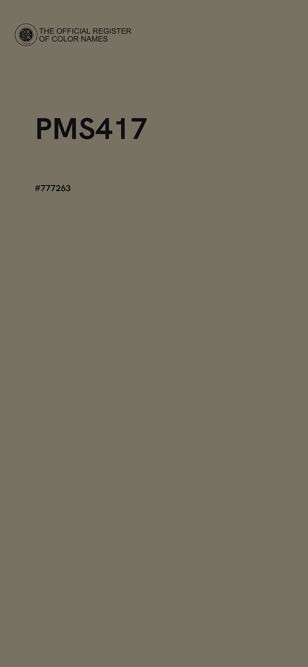 #777263 - PMS417 color image